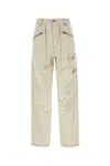 Isabel Marant Melange Sand Cotton Blend Paciane Pant In Neutral