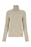 Isabel Marant Melange Sand Nylon Blend Malo Sweater