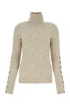 Isabel Marant Melange Sand Nylon Blend Malo Sweater