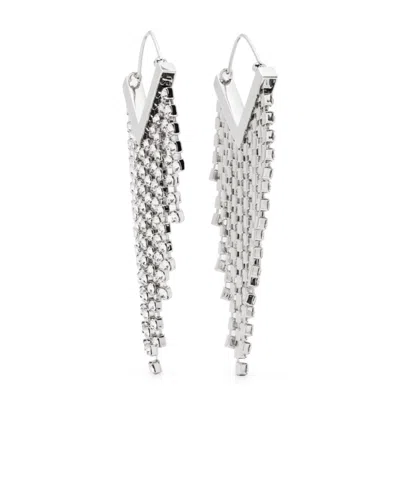 Isabel Marant Melting Earrings In White