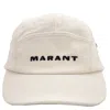 Isabel Marant Men's Beige Logo Embroidered Baseball Cap, Size 59
