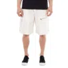 Isabel Marant Men's Beige Nahlan Elasticated Waistband Zip-detailed Shorts In White