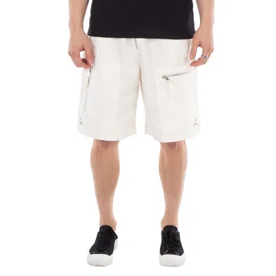 Isabel Marant Men's Beige Nahlan Elasticated Waistband Zip-detailed Shorts In White