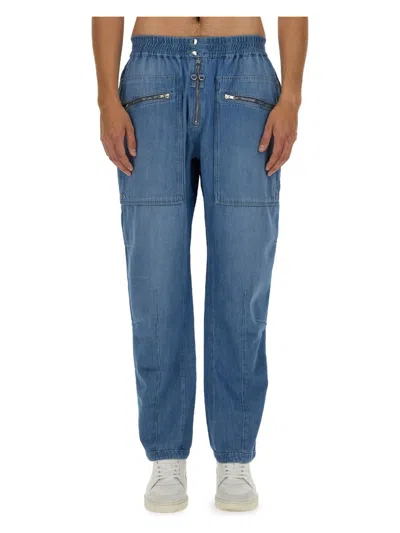 Isabel Marant Cotton Pants In Blue