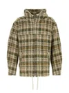 Isabel Marant Checkered Knit Jacket Brushed Finish