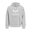 Isabel Marant Miley Hoodie In Grey/white