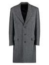 Isabel Marant Marant Johel Herringbone Coat In Grey
