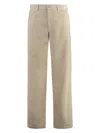 Isabel Marant Men's Jorje Corduroy Trousers In Beige