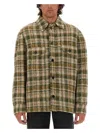 Isabel Marant Checkered Knit Jacket Brushed Finish In Multicolour