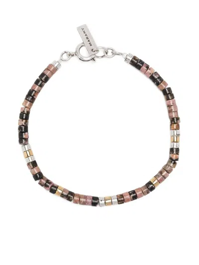 Isabel Marant Logo Plaque Bracelet In Metallic