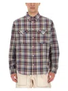 Isabel Marant Plaid Pattern Shirt With Button-down Collar In Multi