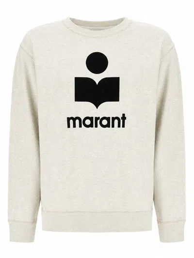Isabel Marant Men's Marant Mikoy Regular-fit Cotton-polyester Sweatshirt In Ivory