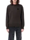 Isabel Marant Mike Crew-neck Sweatshirt In Brown