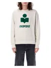 Isabel Marant Mikoy In Ecru Emerald