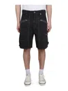 Isabel Marant Denim Bermuda Shorts Featuring Belt Loops