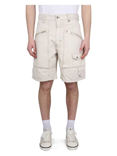 ISABEL MARANT MEN'S PEIO DENIM BERMUDA SHORTS
