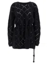 Isabel Marant Merida Boat-neck Mini Dress In Black