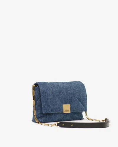 Isabel Marant Merine Puffy Bag In Dark Blue