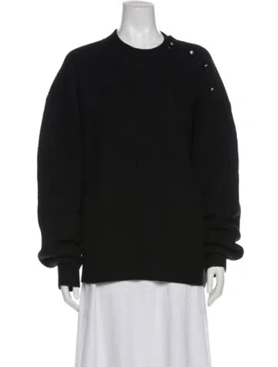 Pre-owned Isabel Marant Merino Wool Crew Neck Sweater In Gray