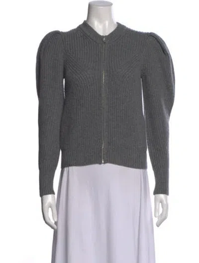 Pre-owned Isabel Marant Merino Wool Crew Neck Sweater In Gray