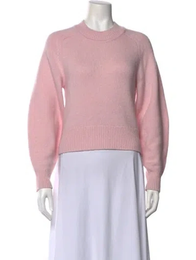 Pre-owned Isabel Marant Merino Wool Crew Neck Sweater In Pink