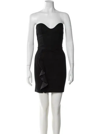 Pre-owned Isabel Marant Merino Wool Mini Dress In Blue