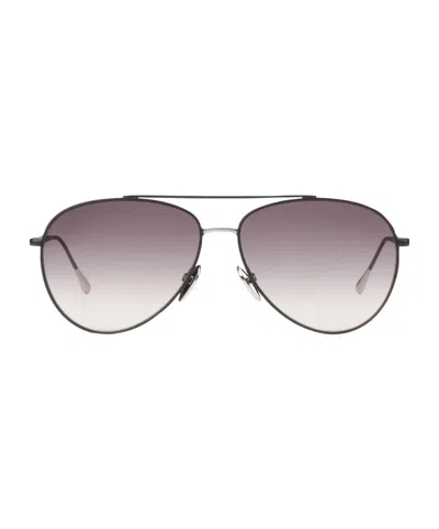 Isabel Marant Metal Aviator Sunglasses In Gray