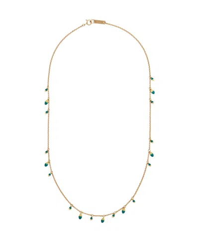 Isabel Marant Metal Beaded Necklace In Gold