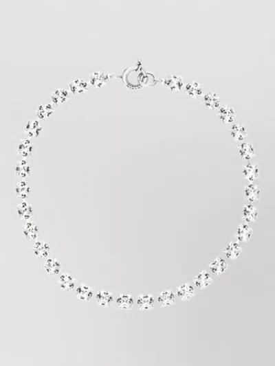 Isabel Marant Metal Belt Choker Featuring Square Stones