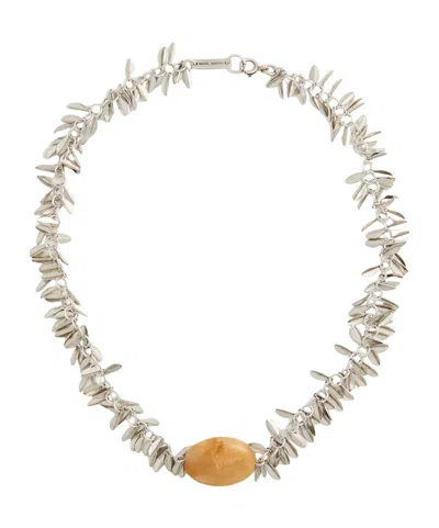 Isabel Marant Metal Choker In White
