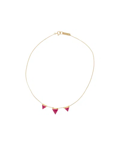 Isabel Marant Metal Necklaces In Yellow