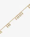 Isabel Marant Metal Shiny Leaf Choker In Gold