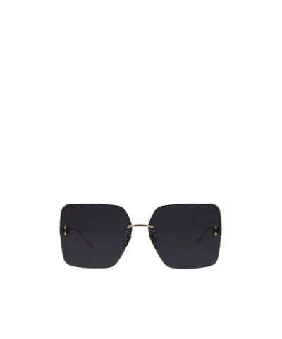 Isabel Marant Metal Square Frame In Black
