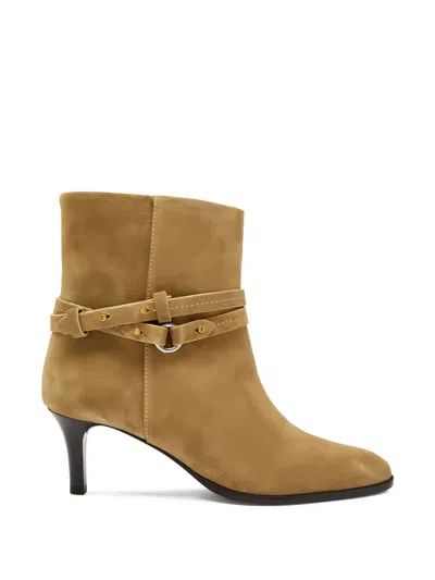 Isabel Marant Meyli Strap Ankle Boots In Multi