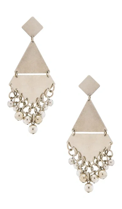 Isabel Marant Mia Pendant Earrings In Metallic