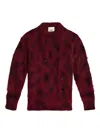 Isabel Marant Mickaella Sequin-embellished Pullover In Burgundy