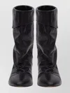 Isabel Marant Mid-calf Pointed-toe Calfskin Boots In Black