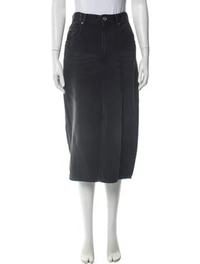 Pre-owned Isabel Marant Midi Length Skirt In Black