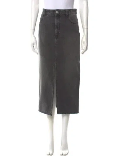 Pre-owned Isabel Marant Midi Length Skirt In Black