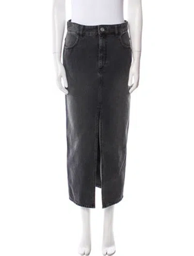 Pre-owned Isabel Marant Midi Length Skirt In Black