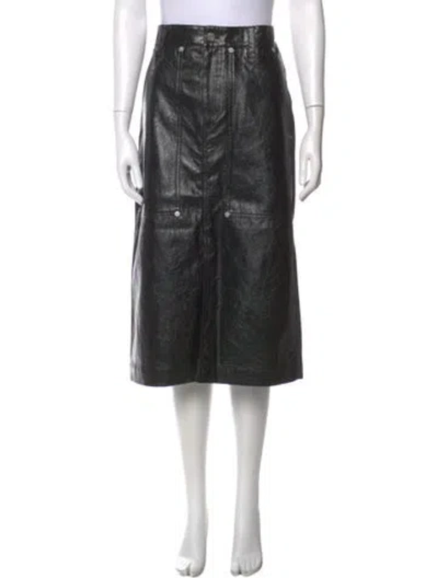 Pre-owned Isabel Marant Midi Length Skirt In Black