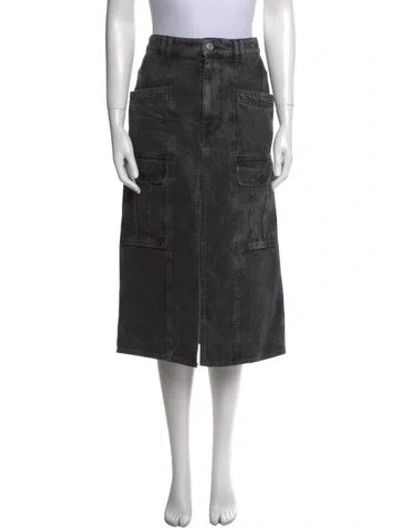 Pre-owned Isabel Marant Midi Length Skirt In Black