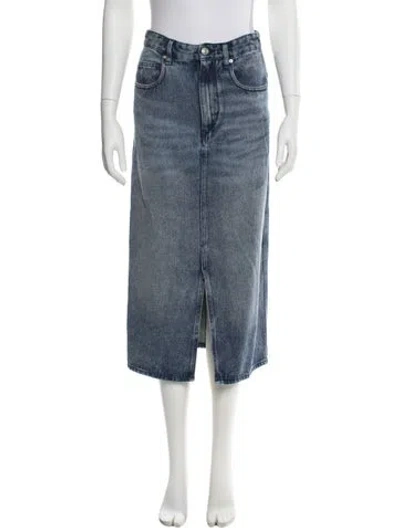 Pre-owned Isabel Marant Midi Length Skirt In Blue