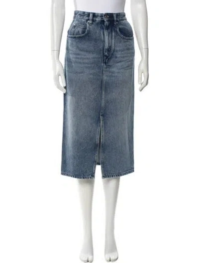 Pre-owned Isabel Marant Midi Length Skirt In Blue