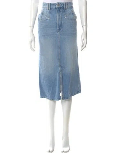 Pre-owned Isabel Marant Midi Length Skirt In Blue
