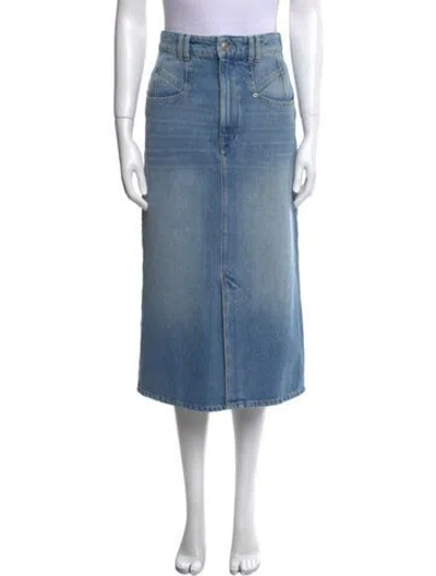 Pre-owned Isabel Marant Midi Length Skirt In Blue
