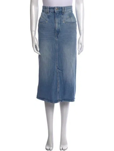Pre-owned Isabel Marant Midi Length Skirt In Blue