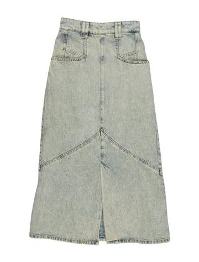 Pre-owned Isabel Marant Midi Length Skirt In Blue