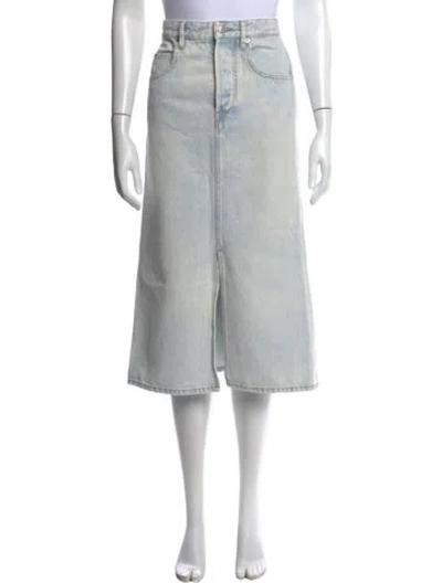 Pre-owned Isabel Marant Midi Length Skirt In Blue