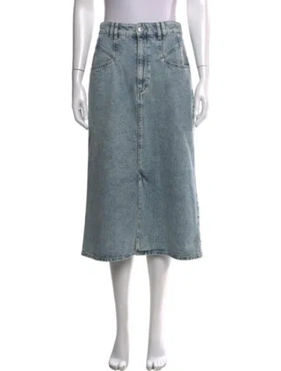 Pre-owned Isabel Marant Midi Length Skirt In Blue